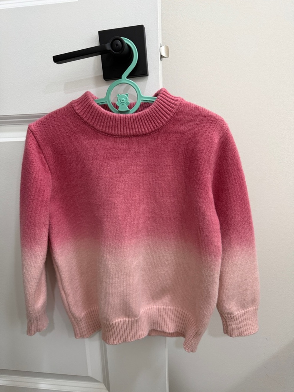 Women's Ombre Pink Crewneck Sweater